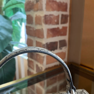 GUCCI Dionysus Beige GG Supreme Monogram Canvas Top Handle Bag