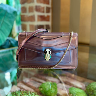 BVLGARI Metallic Pink Crossbody