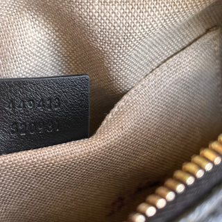 GUCCI Bree Black Guccissima Leather Crossbody Bag