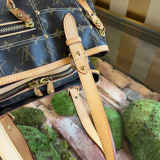 LOUIS VUITTON Riveting Limited Edition Monogram Canvas Shoulder Bag