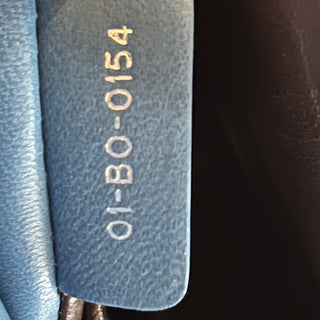 DIOR Medium Miss Dior Flap Blue Cannage Leather Shoulder Bag