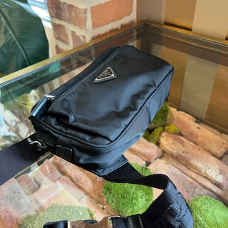 PRADA Black Nylon Belt Bag