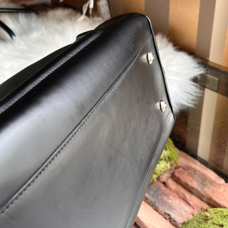 LOUIS VUITTON Bowling Montaigne GM Black Epi Leather Satchel Bag