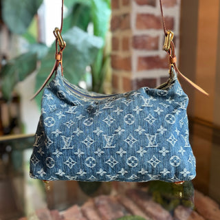 LOUIS VUITTON Baggy PM Monogram Denim Shoulder Bag