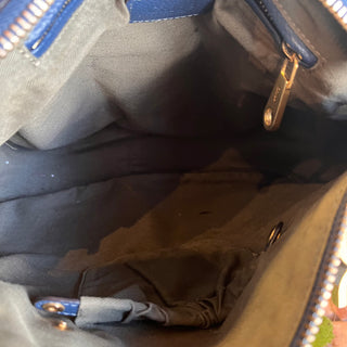 CHLOE Marcie Medium Royal Navy Calfskin Leather Shoulder Bag