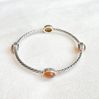 DAVID YURMAN Orange Stone Bangle