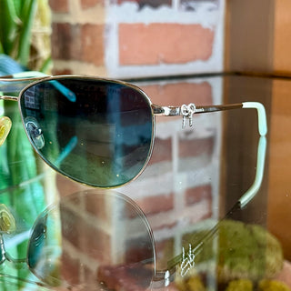 TIFFANY&CO. 6001/4S Twist Bow Metal Aviator Sunglasses