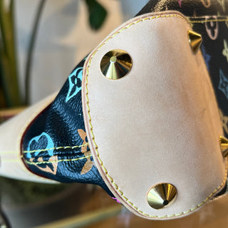 LOUIS VUITTON Black Multicolor Judy PM