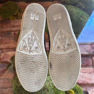 GUCCI Red Green Flora GG Supreme Web Ace Sneakers SZ 38 (US 8)