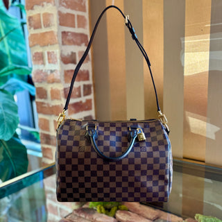 LOUIS VUITTON Damier Ebene Speedy Bandoulière 30