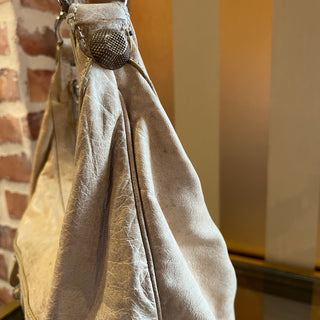 BALENCIAGA Giant 21 Beige Chevre Leather Hobo Bag