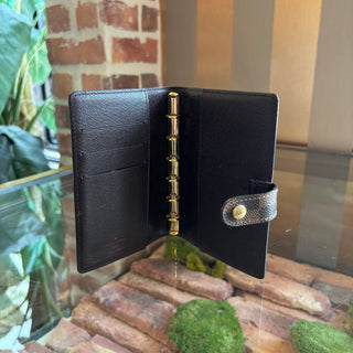 LOUIS VUITTON Damier Ebene Agenda