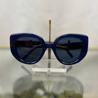 LOEWE Blue Round Sunglasses LW40100I TS