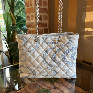 CHANEL 2025 Denim Coco Beach Tote