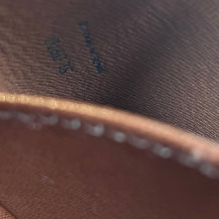 LOUIS VUITTON Cartouchiere Brown Monogram Canvas Vintage Crossbody Bag