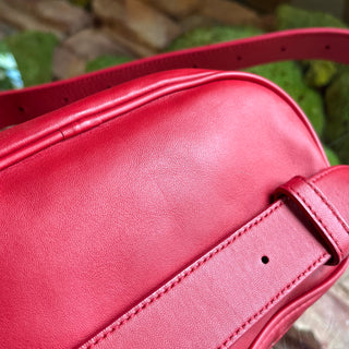 BOTTEGA VENETA Red Nappa Intrecciato Belt Bag