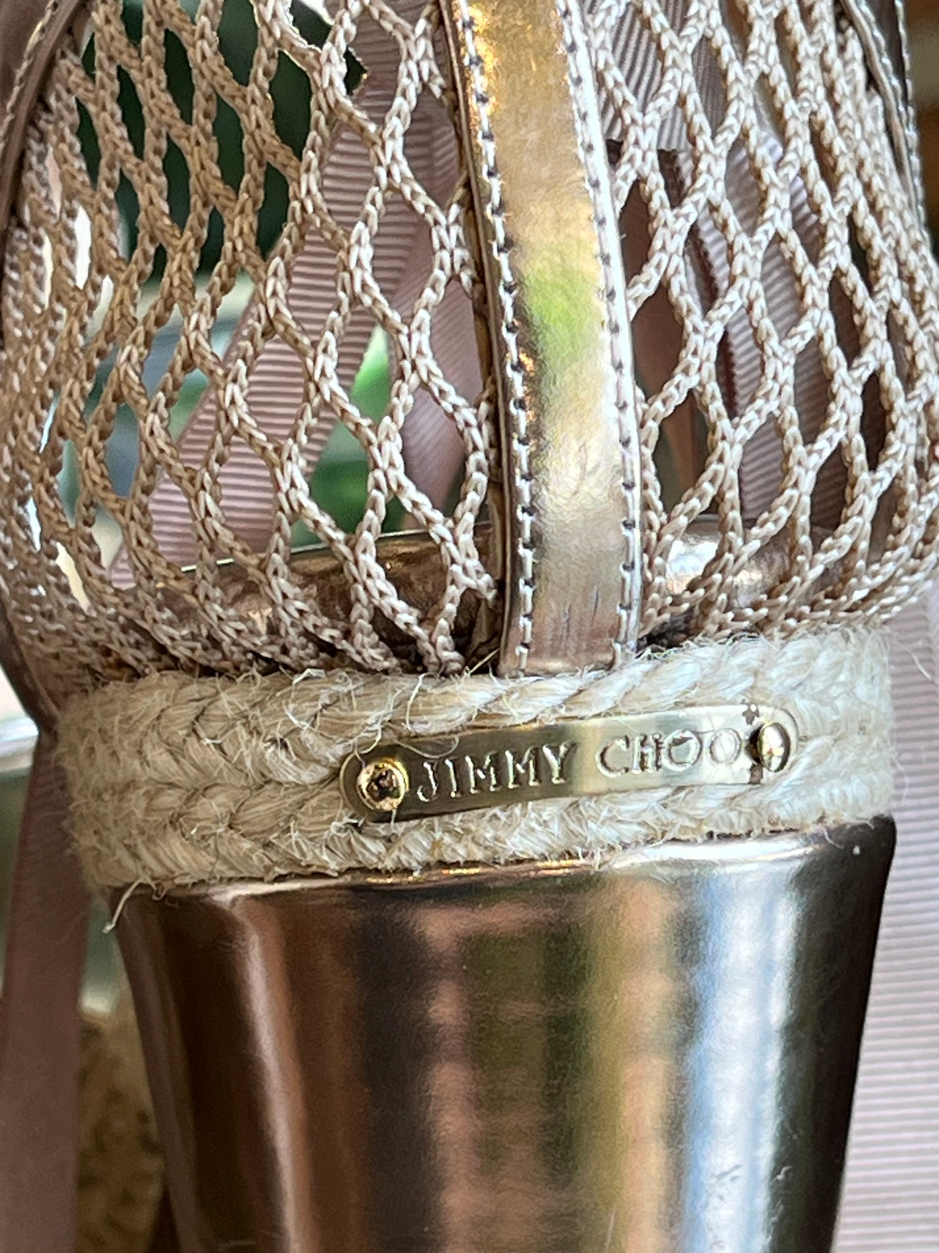 Jimmy Choo Golden Rose Heels