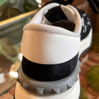 VALENTINO Lacerunner Black Trainer Sneakers SZ39(9US)