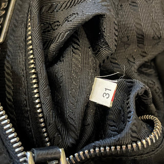 PRADA Black Quilted Nylon Shoulder Bag