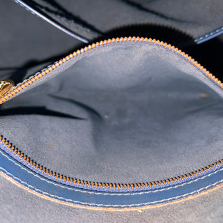 LOUIS VUITTON Lussac Shoulder Bag in Toledo Blue Epi Leather