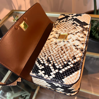 Tory Burch Eleanor Exotic small convertible shoulder bag,