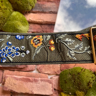 DIOR Multicolored Embroidered Floral Strap