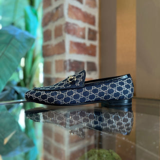 GUCCI Crystal Denim Loafers SZ 40 (US 10)