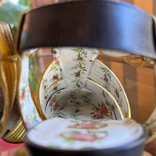 GUCCI Black Gold Leather Gea Pumps SZ36(6US)