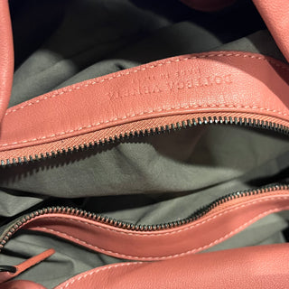 BOTTEGA VENETA Fortune Cookie Aquilone Pink Intrecciato Nappa Leather Hobo Bag