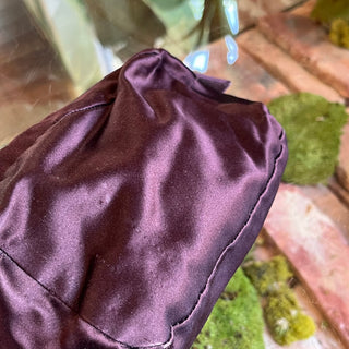 PRADA Purple Satin Pouch