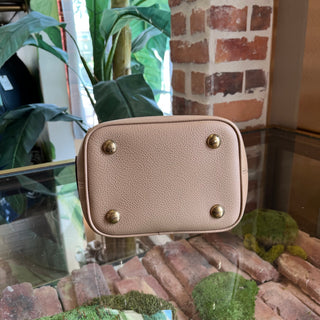 LOUIS VUITTON All In BB Beige Trench Calf Leather Bucket Bag
