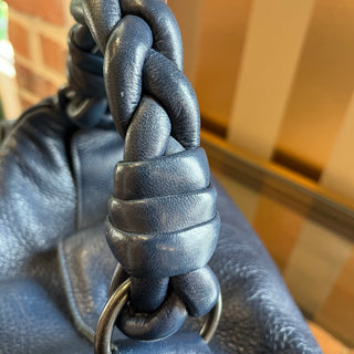 BOTTEGA VENETA Cocker Intrecciato-Trimmed Cervo Leather Hobo Bag