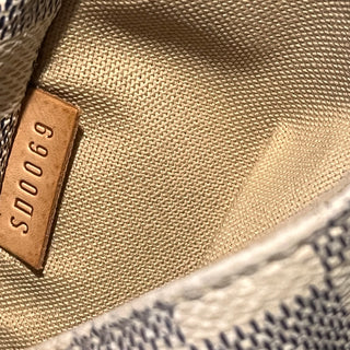 LOUIS VUITTON Totally MM Damier Azur Canvas Tote