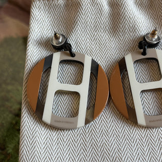 HERMES H Equipe Earrings