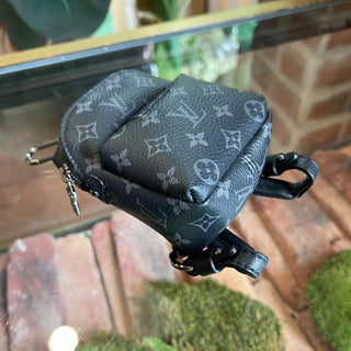 LOUIS VUITTON Graphite Backpack Charm