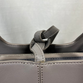 CELINE Tri-fold Medium Grey Shoulder Bag