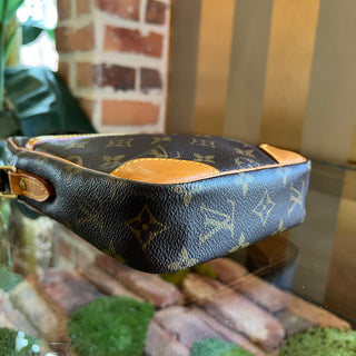 LOUIS VUITTON Danube Brown Monogram Canvas Vintage Crossbody Bag