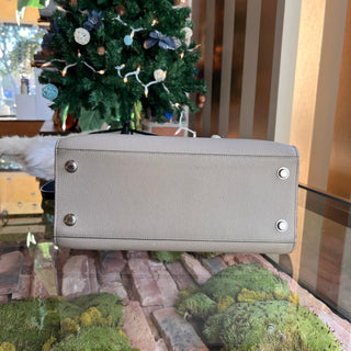 LOUIS VUITTON City Steamer MM Beige Black Two-Tone Tote