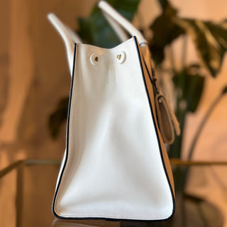 PRADA Monochrome Small Saffiano Leather Tote