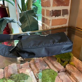 PRADA Black Nylon Belt Bag