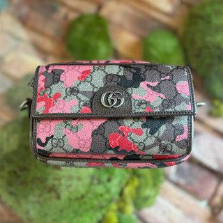 GUCCI Camo Pink Crossbody