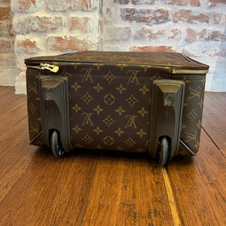 LOUIS VUITTON Pégase 45 Brown Monogram Canvas Rolling Luggage