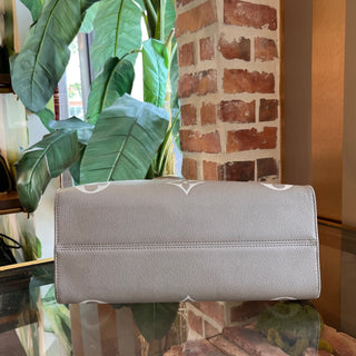 LOUIS VUITTON OnTheGo MM Bicolor Empreinte Giant Monogram Tote Bag