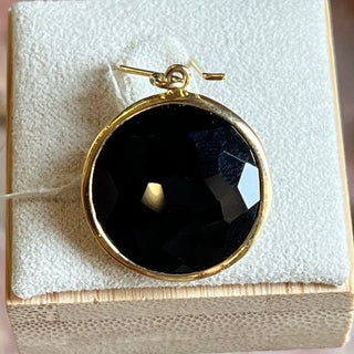 IPPOLITA Black Onyx Round 18K Gold Drop Earrings