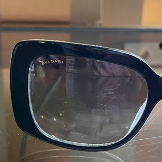 BVLAGRI 8146-B 5325/11 Black Acetate Square Sunglasses