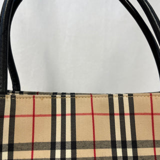 BURBERRY Vintage Check Canvas Tote