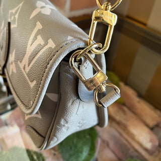LOUIS VUITTON Diane Dove Monogram Emprinete Leather Shoulder Bag