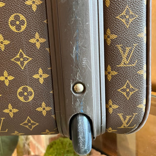 LOUIS VUITTON Pegase 55 Brown Monogram Canvas Rolling Luggage