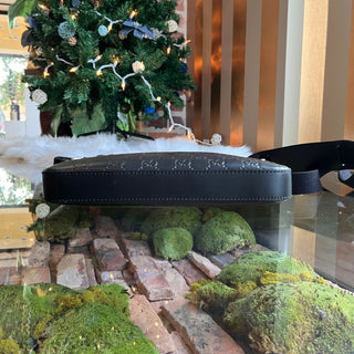 GUCCI Signature Zip Messenger Small Guccissima Leather Crossbody Bag