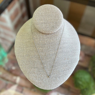 TIFFANY&CO. Elsa Peretti Diamonds By The Yard Silver Necklace